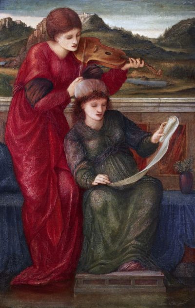 Edward Burne-Jones: "Music" 1877