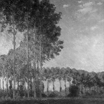 Monet : Poplars on the Epte